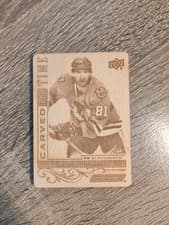 2024-25 Upper Deck Engrained Icons Carved in Time Marian Hossa #CT-MH card