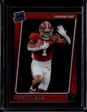 Jahmyr Gibbs 2023 Panini Chronicles Draft Picks Clearly Donruss card