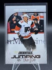 Tyson Foerster 2024-25 Upper Deck Credentials Jumping on the Ice card
