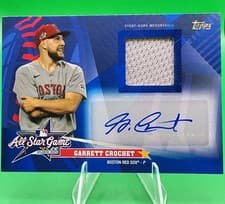 2025 Topps Update All-Star Stitches Autographs Garrett Crochet #AST-GC card