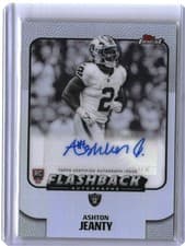 2025 Finest Flashback Autographs Ashton Jeanty #FBA-AJ