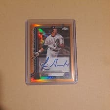 2025 Topps Chrome Update Legends Autographs Luis Gonzalez #CLA-LG card