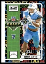 2025 Score NFL Draft Omarion Hampton #15 card