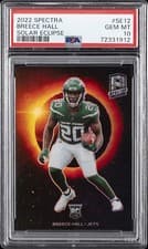 Breece Hall 2022 Panini Spectra Solar Eclipse card