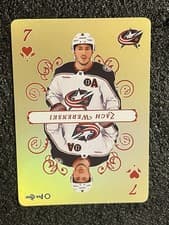 2025-26 O-Pee-Chee Playing Cards Zach Werenski #7-HEARTS card