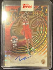 2025-26 Finest Colossal Shots Autographs Will Riley #CS-WR card