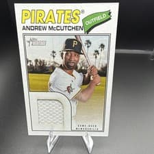 Andrew McCutchen 2026 Topps Heritage Real One Relics card