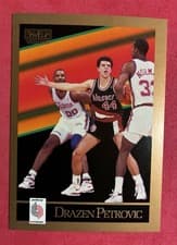 Drazen Petrovic 1990-91 SkyBox Base Set card