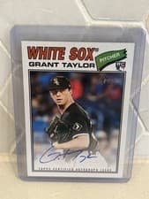 2026 Topps Heritage Real One Autographs Grant Taylor #ROA-GT card