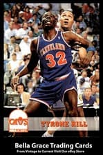 Tyrone Hill 1993-94 Hoops Base Set card