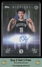 2025-26 Topps Midnight Dark Marks Rookies Signatures Nolan Traore #DMR-NT card