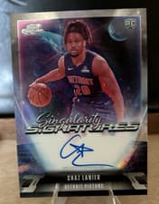 2025-26 Topps Cosmic Chrome Singularity Signatures Chaz Lanier #SS-CL card