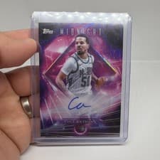 2025-26 Topps Midnight Dark Matter Autographs Cole Anthony #DMA-CA card