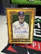 2025 Topps Gilded Collection Topps Gallery of Gold Autographs Paul Molitor #GOG-PMO card