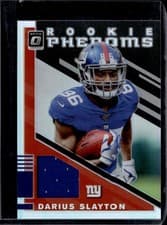 Darius Slayton 2019 Donruss Optic Rookie Phenoms card