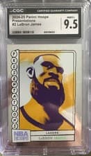 2024-25 Hoops Presentations LeBron James #2 card