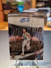 2025-26 Bowman Opening Statement Signatures Max Shulga #OS-MS card