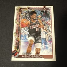 2025-26 Topps Holiday Hidden Elf Scoot Henderson #HE-SH card