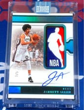 2024-25 Panini Eminence Logoman Autographs Jarrett Allen #35 card