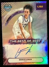 2025-26 Bowman University Best The Best of 2025 Autographs Grace Knox #BA-GK card