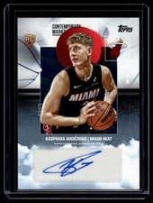 2025-26 Topps Contemporary Marks Kasparas Jakučionis #CM-KJ card