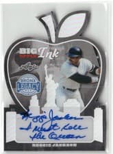 2025 Leaf Bronx Legacy Big Apple Ink Reggie Jackson #BI-RJ1 card