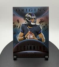 2025 Panini Origins In the Beginning Lamar Jackson #7 card