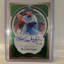 2026 Topps Tier One Prime Performers Autographs Bret Saberhagen #PPA-BS card