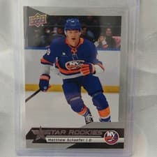 2025-26 Upper Deck Star Rookies Base Star Rookies Autographs Matthew Schaefer #5 card