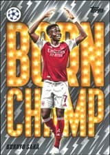 2025-26 Topps UEFA Club Competitions Born Champ Bukayo Saka #BC-1 card