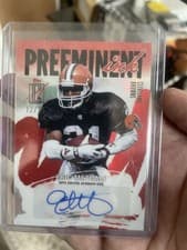 2025 Topps Signature Class Preeminent Ink Eric Metcalf #PI-EM card