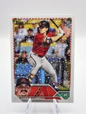 Corbin Carroll 2023 Topps Holiday card