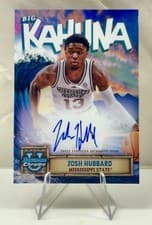 Josh Hubbard 2024-25 Bowman University Chrome The Big Kahuna Autographs card