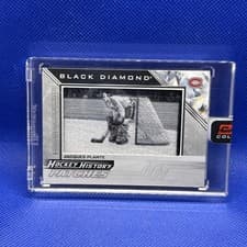 2025-26 Upper Deck Black Diamond Hockey History Patches Jacques Plante #HHP-JP card