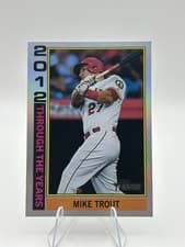2025 Topps Heritage Through the Years Mike Trout #TTY-20 card