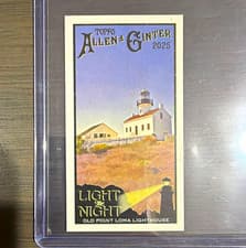 2025 Topps Allen & Ginter Light The Night (Minis) Old Point Loma Lighthouse #LTN-17 card