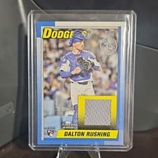 2025 Topps Update 1990 Topps Baseball Relics Dalton Rushing #90RU-DR card