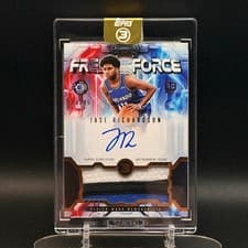 2025-26 Topps 3 Fresh Force Relic Autos Jase Richardson #FFR-JR card