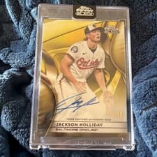 2025 Topps Chrome Black Autographs Jackson Holliday #CBA-JH card