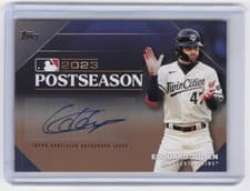 Edouard Julien 2024 Topps Postseason Performance Autograph card