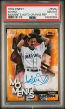 2024 Finest Moments Autographs Ichiro #FMA-I card