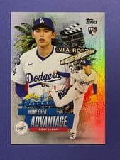 Roki Sasaki 2025 Topps Update Homefield Advantage card