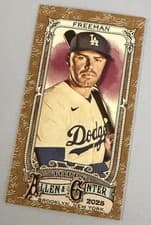 2025 Topps Allen & Ginter Mini Chrome Freddie Freeman #69 card