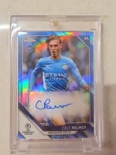 Cole Palmer 2021 Topps Chrome UEFA Champions League Autographs card