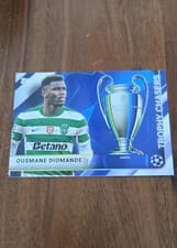 2025-26 Topps UEFA Club Competitions Trophy Chasers Ousmane Diomande #TC-22 card