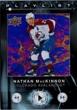 2024-25 Upper Deck Playlist Nathan MacKinnon #PL-1 card