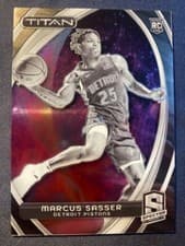 Marcus Sasser 2023 Panini Spectra Titan card