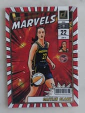 Caitlin Clark 2025 Panini Donruss WNBA Net Marvels card