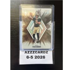 Tyler Shough 2025 Panini Phoenix Color Blast card
