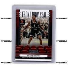2025-26 Panini Contenders EuroLeague Front Row Seat Shake Milton #13 card